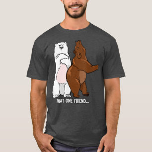 Camiseta Funny Bear Friends 