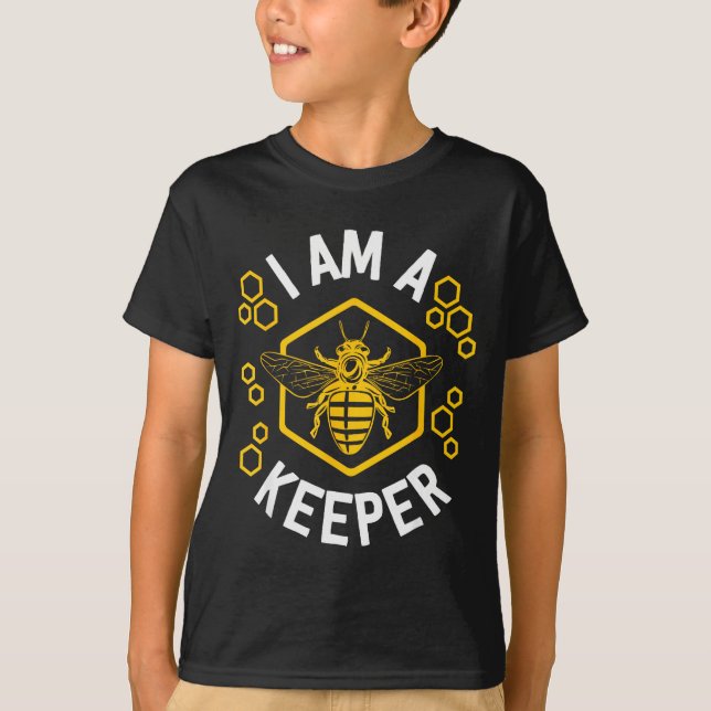 Camiseta Funny Beekeeper Shirt Men Women I Am A Keeper Beek (Frente)