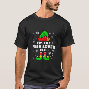 Camiseta Funny Beer Lover Elf Family Matching Group Happy C