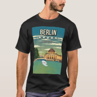 Funny Berlin Germany Review Poster de viagens