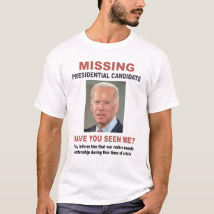 Camiseta Funny Biden Ausente Candidato Presidencial Anti Li