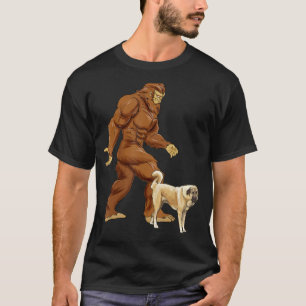 Camiseta Funny Bigfoot Anatolian Shepherd Sasquey