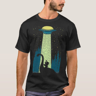 Camiseta Funny Bigfoot Riding Loch Ness Monster Nessie Sasq