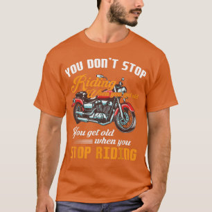 Camiseta Funny Biker cita Cavaleiro de Moto Sarcástico