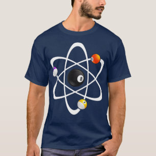 Camiseta Funny Billiard Designs For Men Women Science Lover