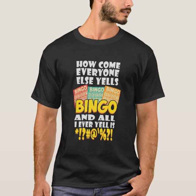 Camiseta Funny Bingo Player Gift (Frente)