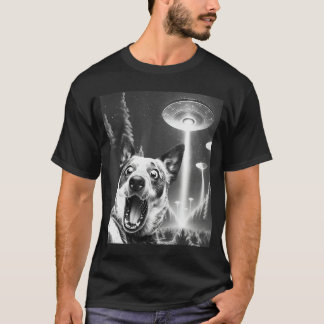Camiseta Funny Blue Heeler Alien UFOaking a Sie Dog Mom Dad