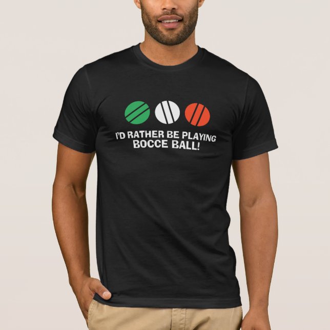 Camiseta Funny Bocce Ball (Frente)