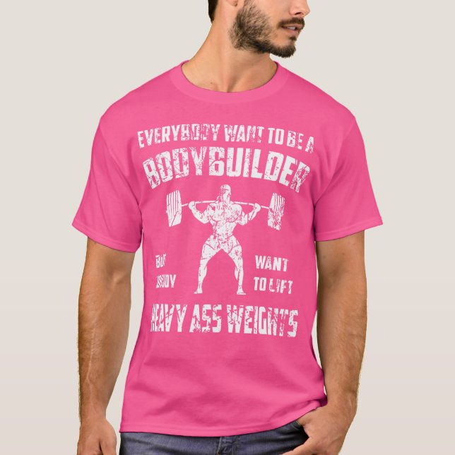 Camiseta Funny Bodybuilding Perfeito Exercício Esquadrão T  (Frente)