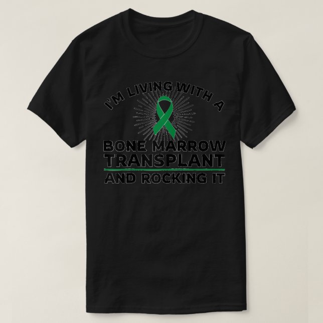 Camiseta Funny Bone Marrow Transplant Design BMT Survivors  (Frente do Design)