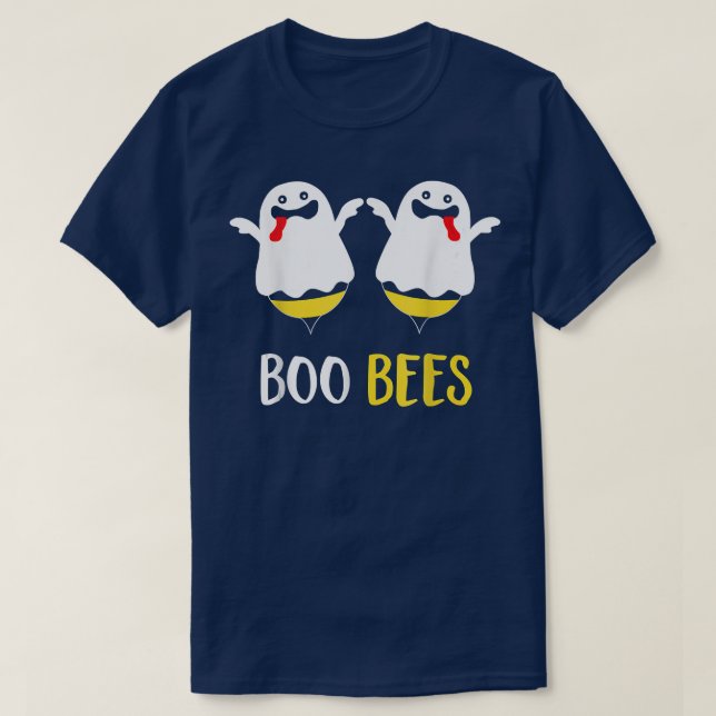 Camiseta Funny Boo Bees Couples Halloween Costume For Women (Frente do Design)