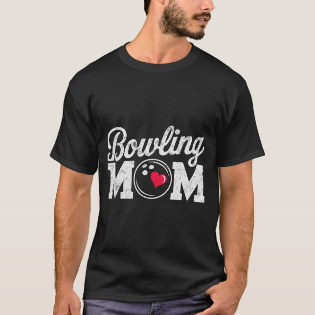 Camiseta Funny Bowling Player Mom Bowl Mother Bowler #bowli (Frente)