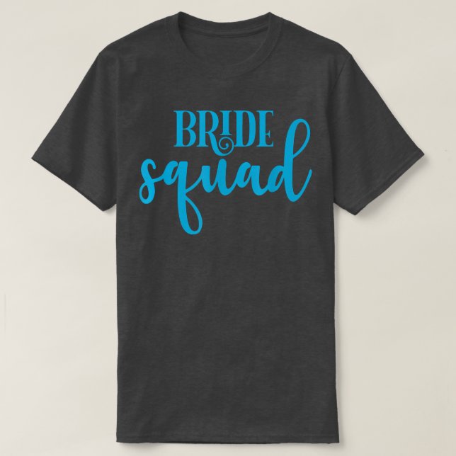 Camiseta Funny Bridesmaid Bride Bachelorette Party Bride Sq (Frente do Design)
