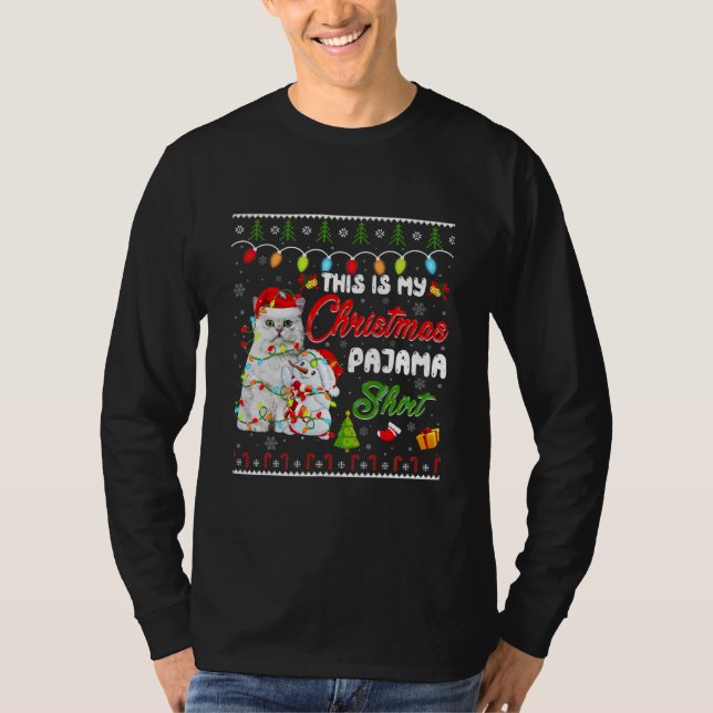 Camiseta Funny British Longhair This Is My Christmas (Frente)