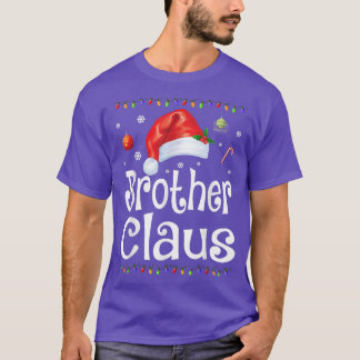 Camiseta Funny Brother Claus Christmas Pajamas Santa Gift