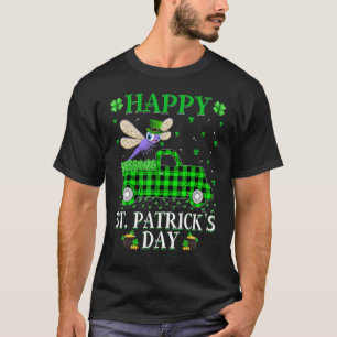 Camiseta Funny Buffalo Xadrez Green Truck Dragonfly Rua Pat