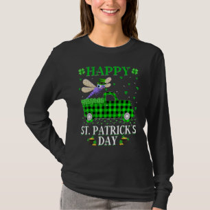 Camiseta Funny Buffalo Xadrez Green Truck Dragonfly Rua Pat