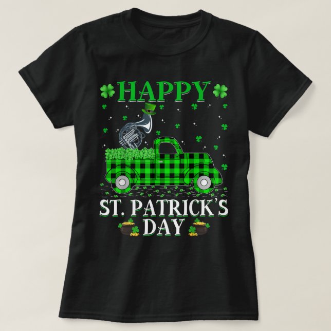 Camiseta Funny Buffalo Xadrez Verde Caminhão Verde Rua do C (Frente do Design)