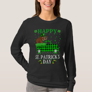 Camiseta Funny Buffalo Xadrez Verde Caminhão Verde Rua Patr