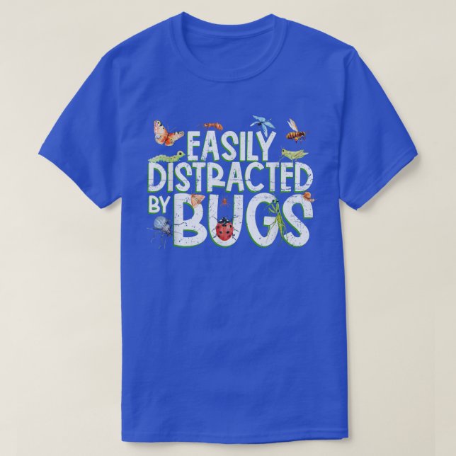 Camiseta Funny Bug T, Insect Lover , Bug Collector  (Frente do Design)