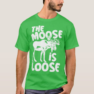 Camiseta Funny Bull Moose Pun A alce está perdida