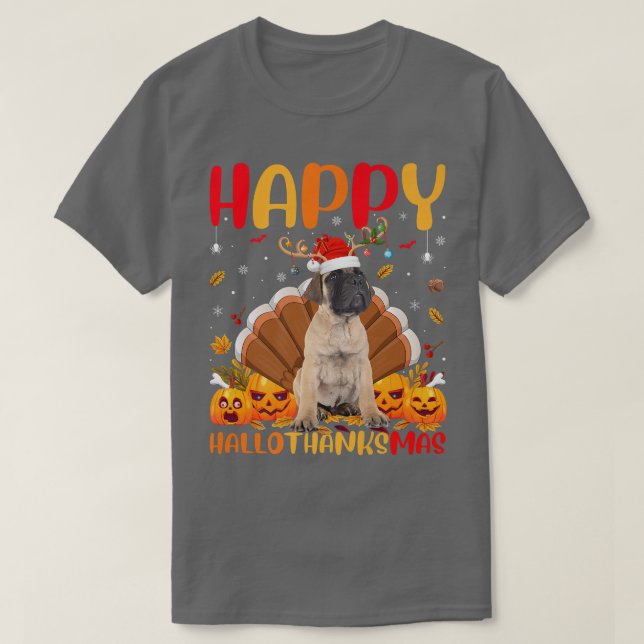 Camiseta Funny Bullmastiff Dog Lover Happy Bullmastiff Hell (Frente do Design)