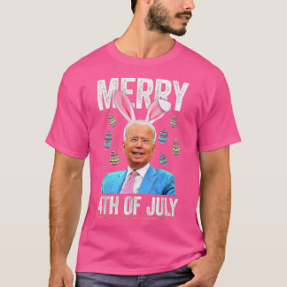 Camiseta Funny Bunny Joe Biden 4 De Julho Dia Do Felz pasco
