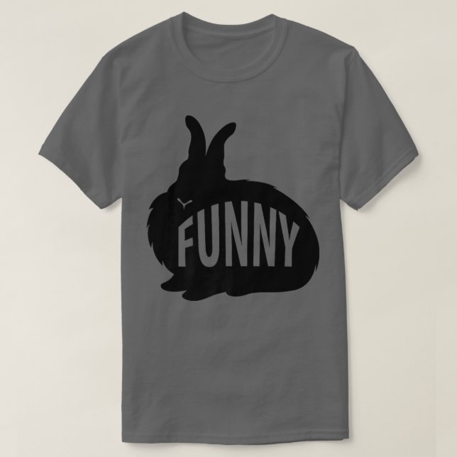 Camiseta Funny Bunny Rabbit Pun (Frente do Design)