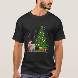 Camiseta Funny Cairn Terrier Dogs Lover Gift Santa Hat Cair