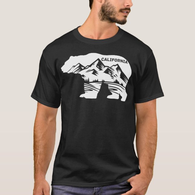 Camiseta Funny California Bear California Republic Shirt (Frente)