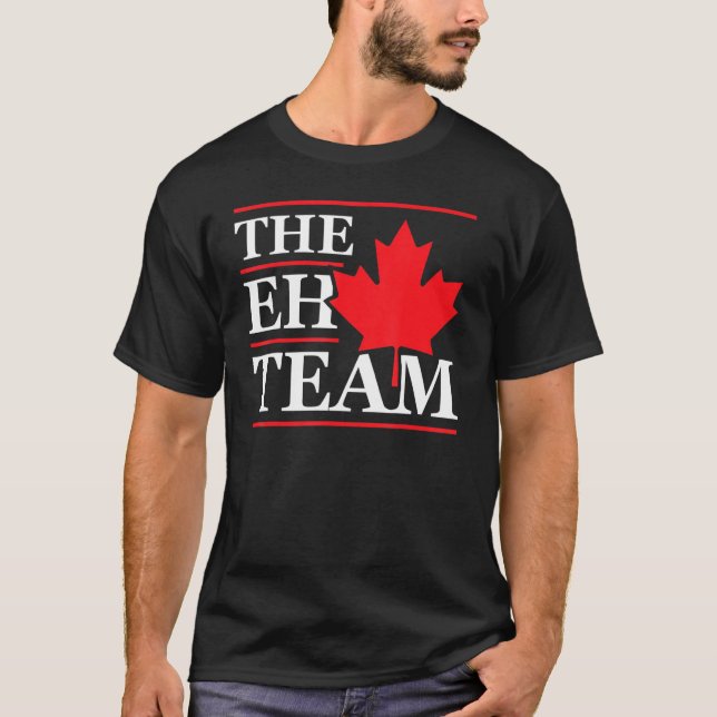 Camiseta Funny Canada Eh Team Canadian Comedy Maple (Frente)