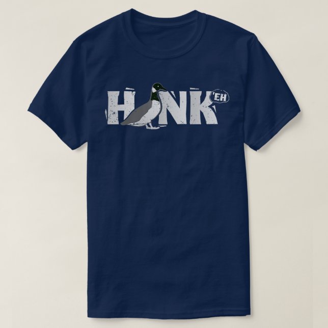 Camiseta Funny canadense Goose Geese Honk North Bird Huntin (Frente do Design)
