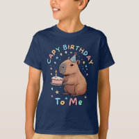 Funny Capybara Capy Birthday para a festa para cri