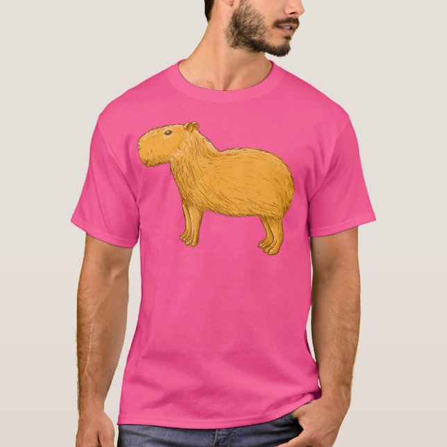 Camiseta Funny Capybara Cute Animal (Frente)