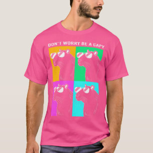 Camiseta Funny Capybara Não Se Preocupe De Ser Capy Capybar