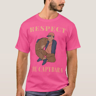 Camiseta Funny Capybara Para Cavy Rodent Capybara Lover