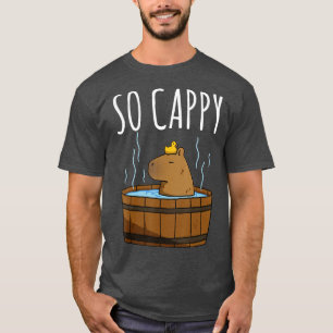 Camiseta Funny Capybara Rodent Não Preocupa Capy Retro Suns