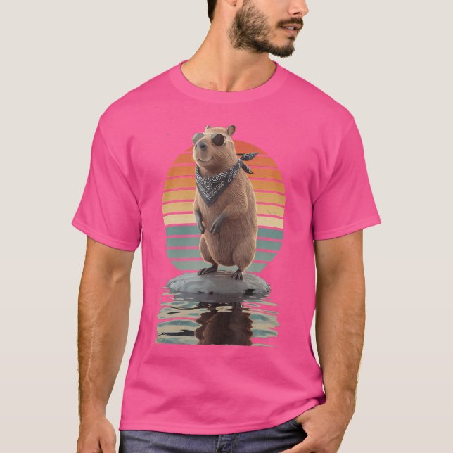 Camiseta Funny Capybara Sunvidles Capybara (Frente)