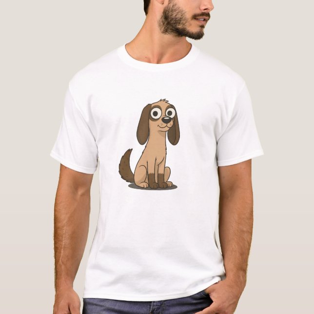 Camiseta Funny cartoon dog (Frente)