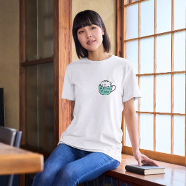 Camiseta Funny Cat in Mug