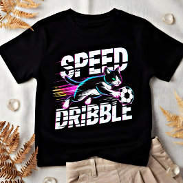 Camiseta Funny Cat Playing Soccer - Gift for Kids & Teens