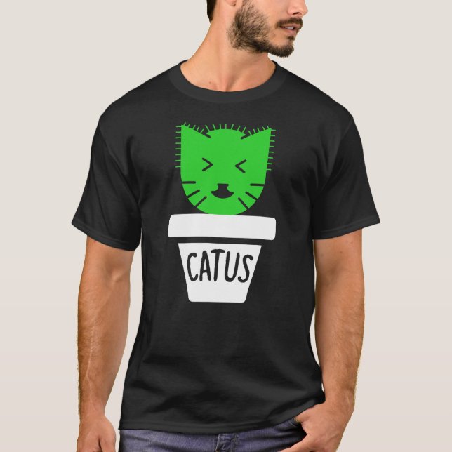 Camiseta Funny Cat Pun - Catus (Frente)