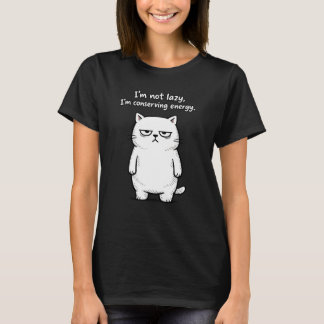 Camiseta Funny Cat Sarcastic Humor Design - Girls designs