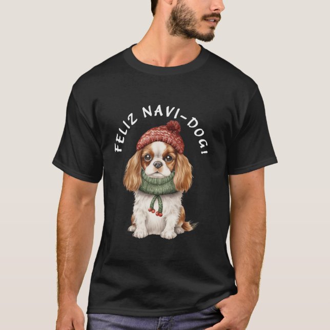 Camiseta Funny Cavalier King Charles Spaniel CKC Dog Feliz (Frente)