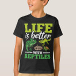 Camiseta Funny Chameleon Cobra Gecko Turtle Reptile Lover<br><div class="desc">Engraçado Cobra Gecko Turtle Reptile Lover. Amante de os animais de Humor dos Répteis legal.</div>
