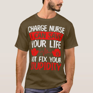 Camiseta Funny Chaos Coordinator Charge Nurse for Work