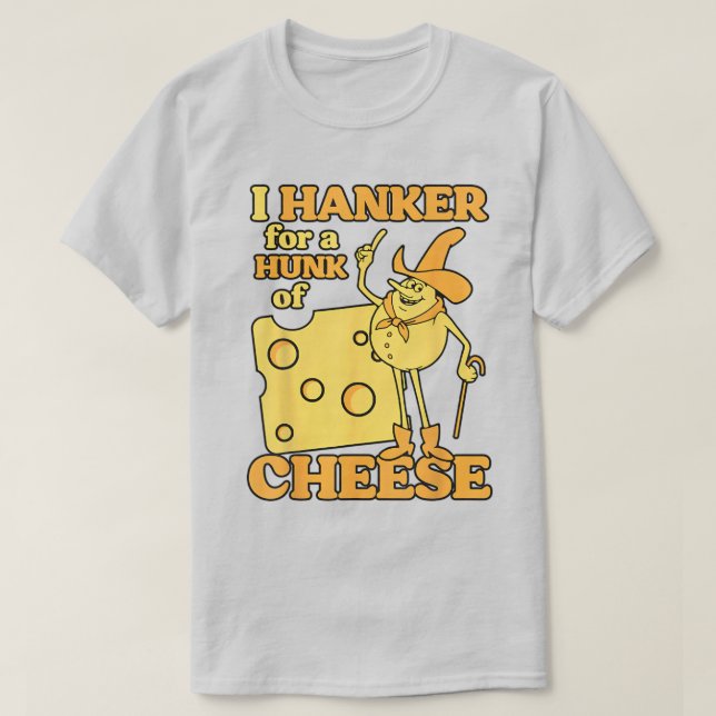 Camiseta Funny Cheese Quote – Sweet Dreams Are Made of Brie (Frente do Design)