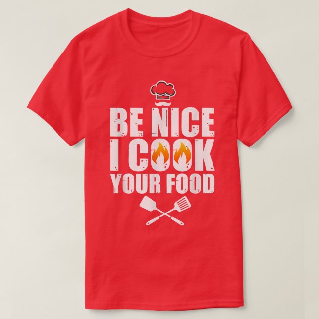 Camiseta Funny Chef Art For Men Women Restaurant Cooking Fo (Frente do Design)