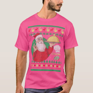Camiseta Funny Chef Cooking Ugly Christmas Sweaters 
