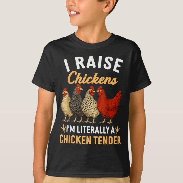 Camiseta Funny Chicken Lover Gift – I Raise Chickens Farm H (Frente)